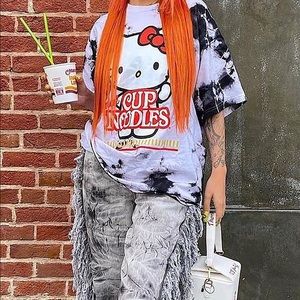 Hello Kitty tie dye t-shirt